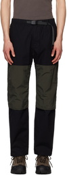 Gramicci Black & Green Hiking Trousers