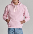 Polo Ralph Lauren - Fleece-Back Cotton-Blend Jersey Hoodie - Pink