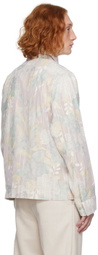 young n sang Pink Floral Shirt