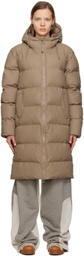 RAINS Taupe Long Jacket
