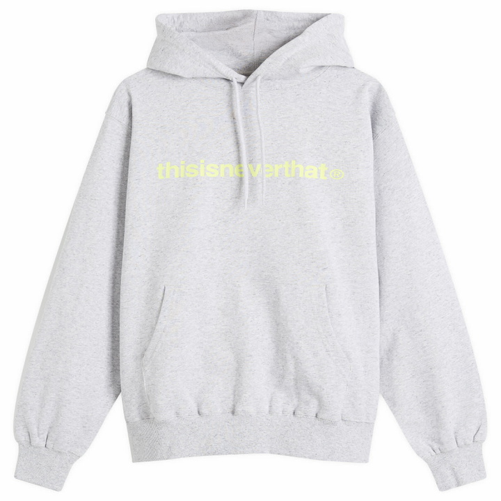 Photo: thisisneverthat Men's T-Logo LT Hoodie in Grey Heather