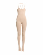 Andreādamo Womens Jumpsuit in Beige