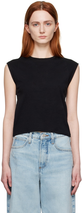 Photo: FRAME Black 'Le High Rise' Tank Top