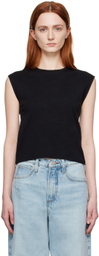 FRAME Black 'Le High Rise' Tank Top