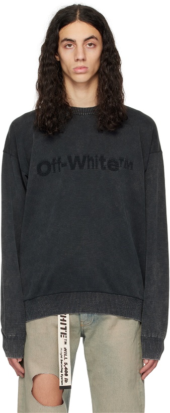Photo: Off-White Black Laundry Sweatshirt