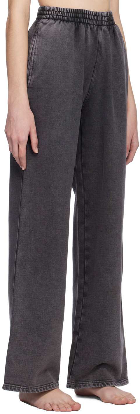 SKIMS: Gray Cotton Jersey Foldover Lounge Pants