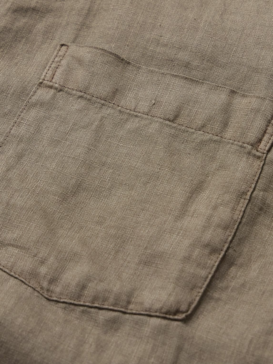 James Perse - Garment-Dyed Linen Shirt - Neutrals