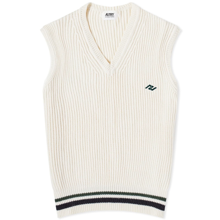 Photo: Autry Men's Knitted Sport Vest in White