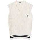 Autry Men's Knitted Sport Vest in White