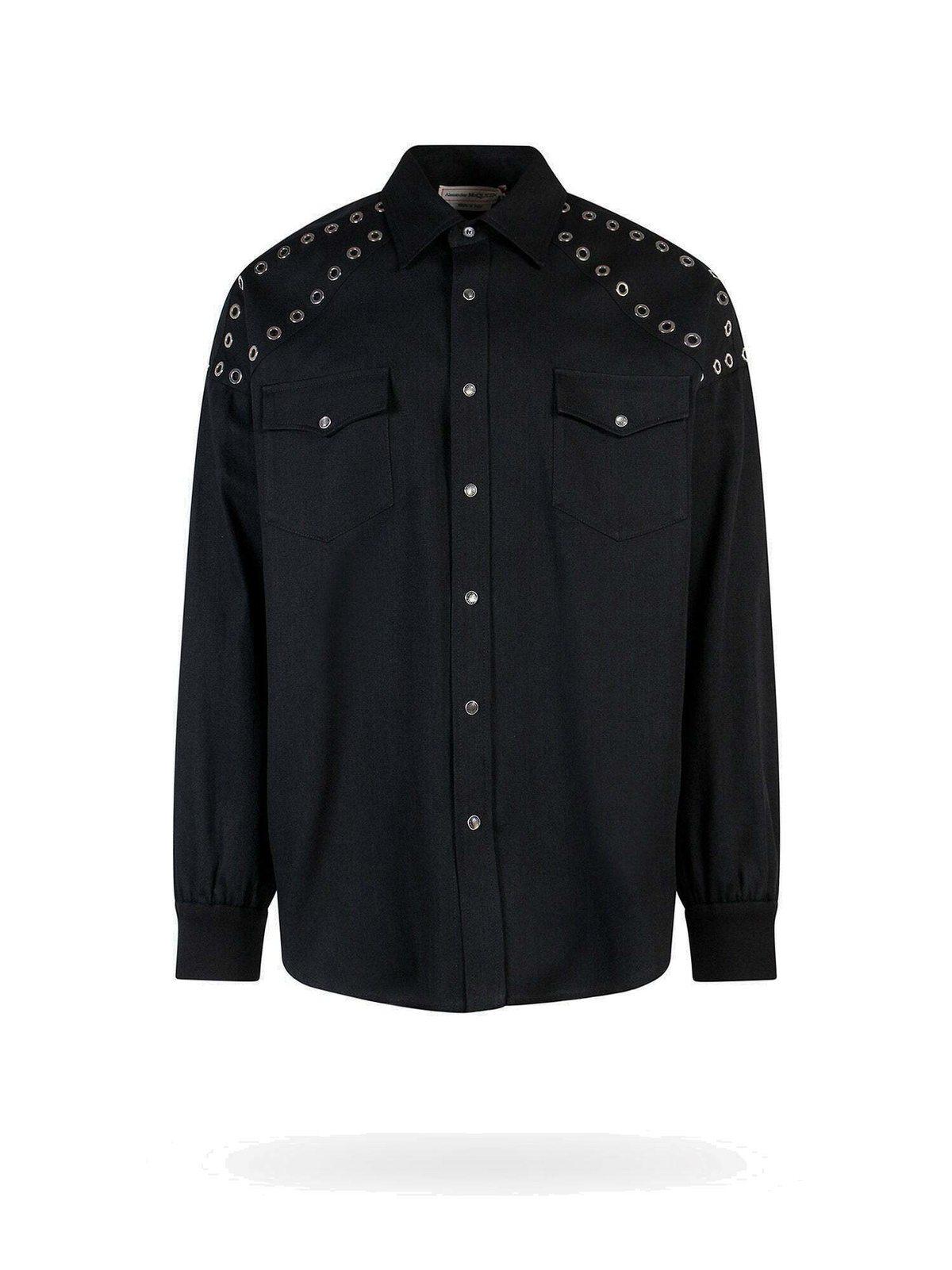 Alexander Mcqueen Shirt Black Mens Alexander McQueen