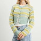 SUNDAYFRUITMARKET Women's Sun Cropped Cardigan in Mint