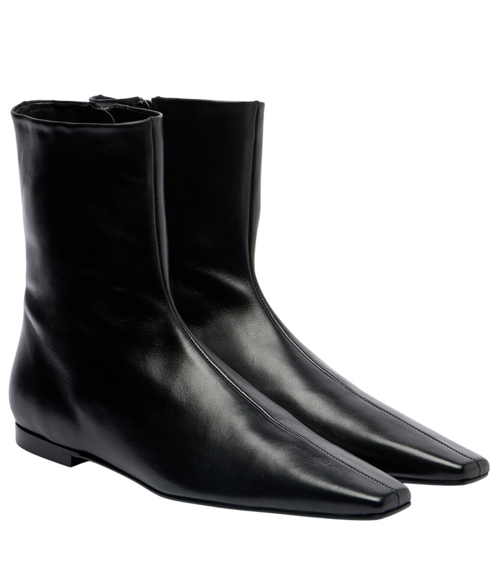 Photo: Toteme Leather ankle boots