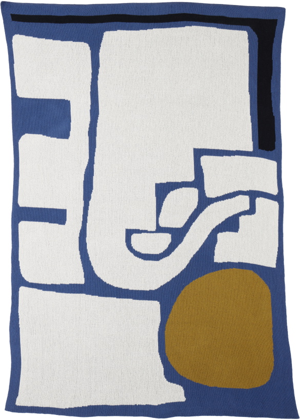 Photo: Cold Picnic Navy & Off-White Shipwrecked Throw