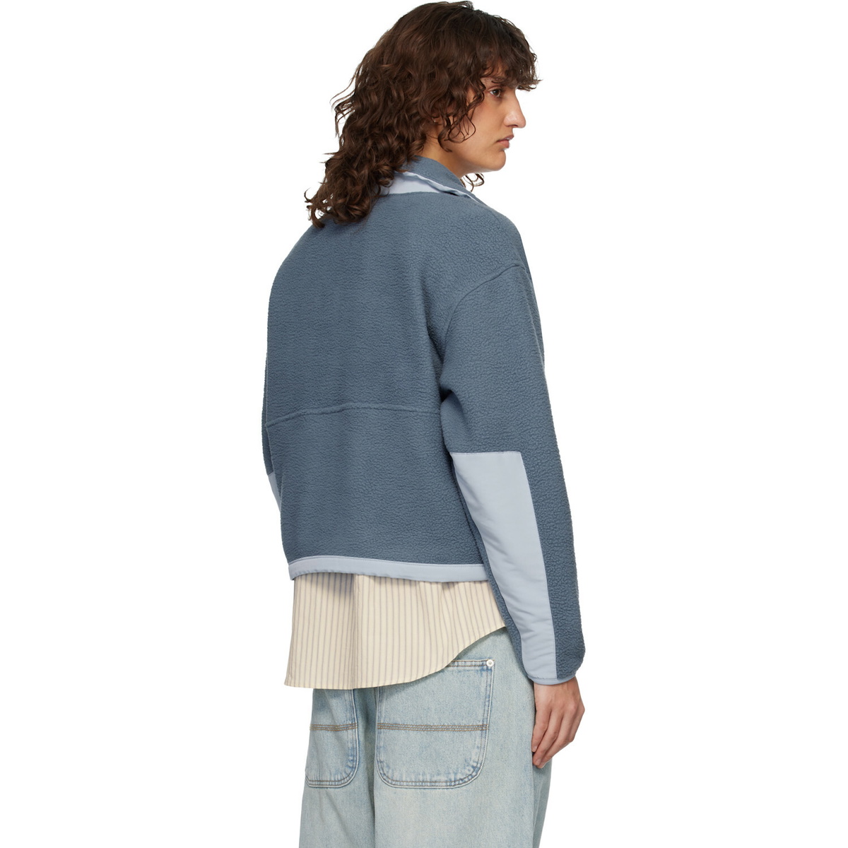 The North Face Blue Yumiori Off Peak 1/2-Zip Jacket