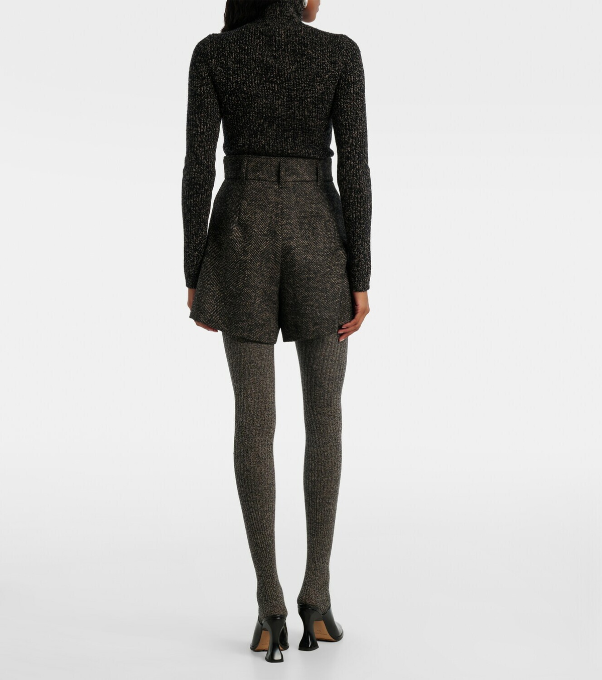 Max Mara Cashmere and wool-blend tights