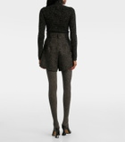 Max Mara Cashmere and wool-blend tights