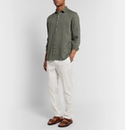 Altea - Bond Linen Shirt - Green