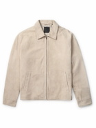 Theory - Hazelton Suede Jacket - Neutrals