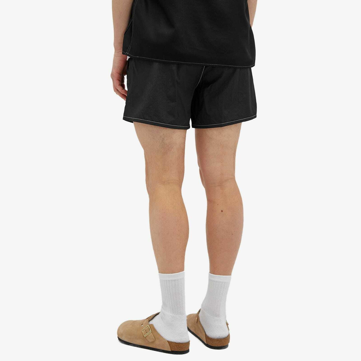 CDLP Men's P-Nylon Swim Trunks in Black