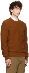 DOPPIAA Orange Aappio Crewneck Sweater