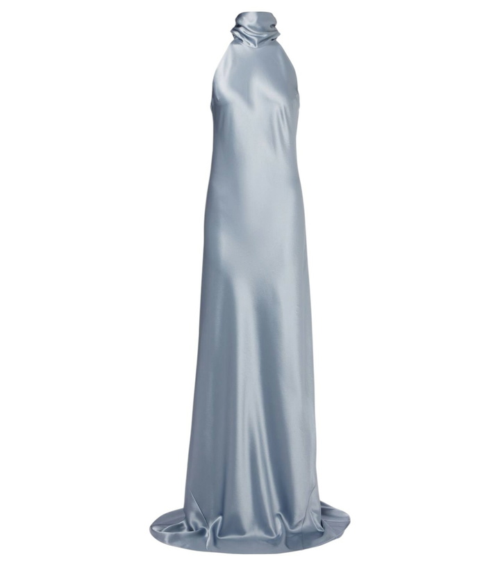 Photo: Galvan Sienna halterneck satin gown