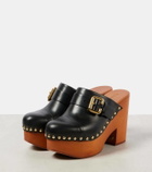 Chloé Jeannette studded leather clogs