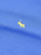 Polo Ralph Lauren - Slim-Fit Logo-Embroidered Cotton-Jersey T-Shirt - Blue