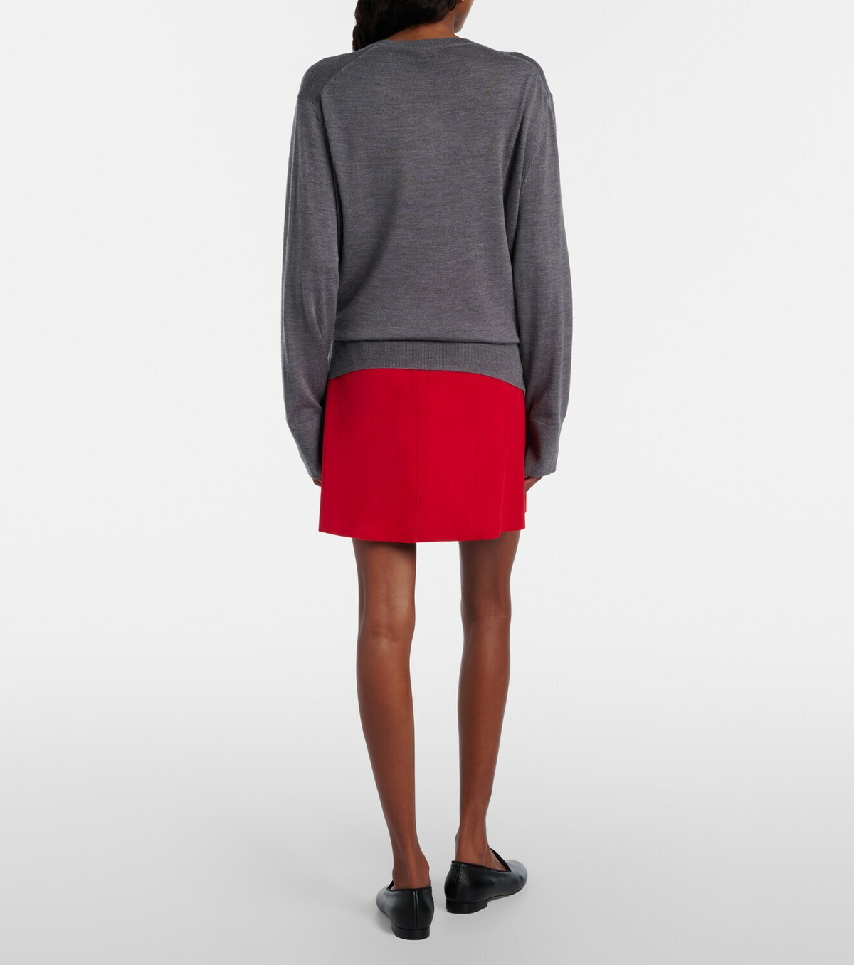 Stouls Lucie 22 suede miniskirt
