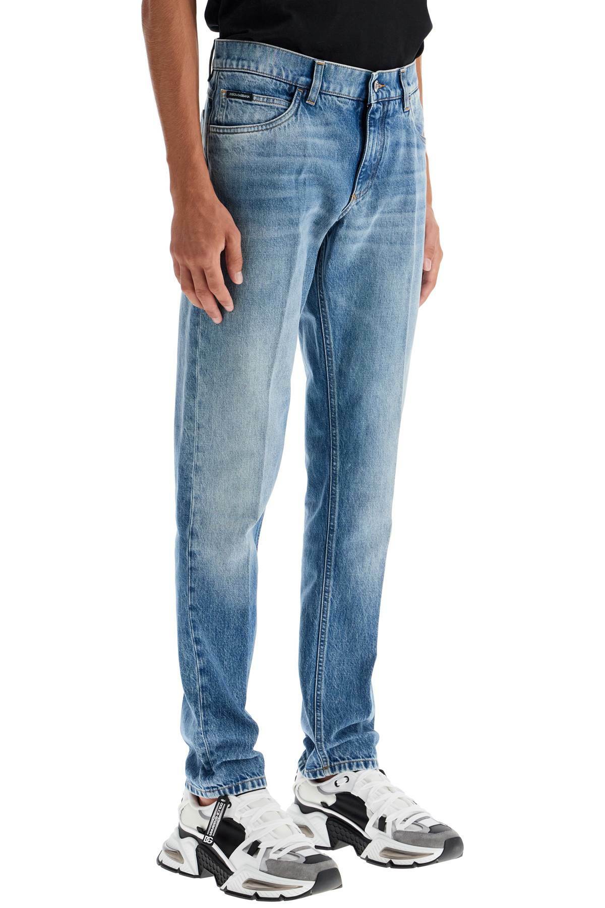 Jeans Dolce & Gabbana Bleu Foncé Regular Fit - Taille FR 42-43 (XL), Neuf Sans étiquettes
