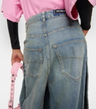 Balenciaga Double front effect denim pants