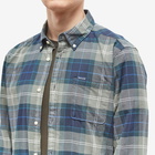 Barbour Men's Lewis Tailored Shirt in Kielder Blue Tartan