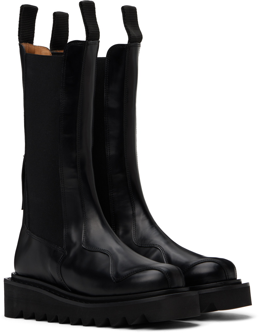 Toga Pulla SSENSE Exclusive Black Chelsea Boots