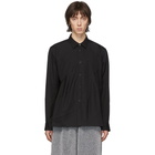 Comme des Garcons Homme Plus Black Spiral Seam Shirt