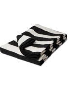 TEKLA - Striped Brushed Virgin Wool Blanket