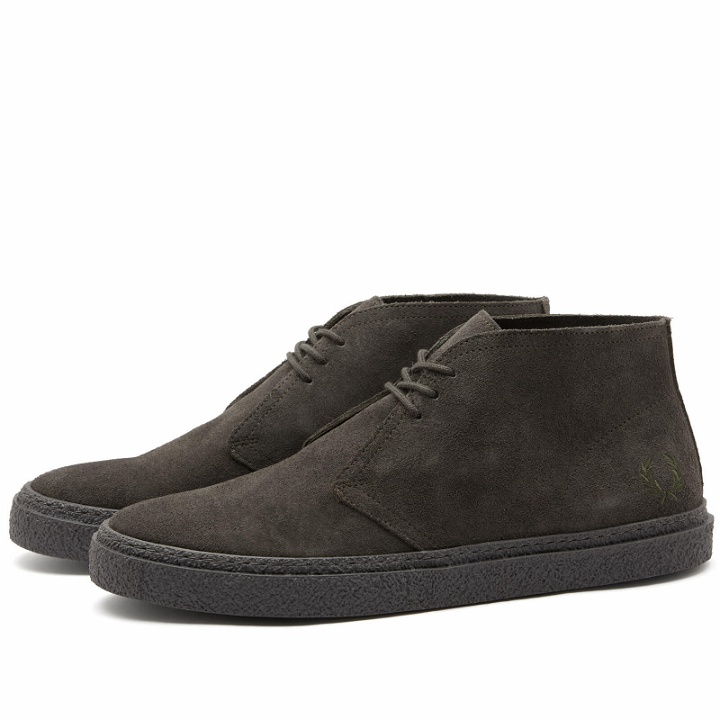 Photo: Fred Perry Men's Hawley Suede Boot in Field Green