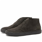 Fred Perry Men's Hawley Suede Boot in Field Green