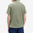 Oliver Spencer Men's Ashby Short Sleeve Terry Shirt in Green