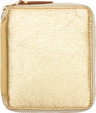 COMME des GARÇONS WALLETS Gold Zip Wallet
