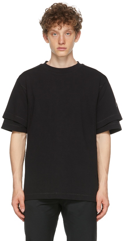 Photo: Affix Black Heavy Jersey Dual Sleeve T-Shirt
