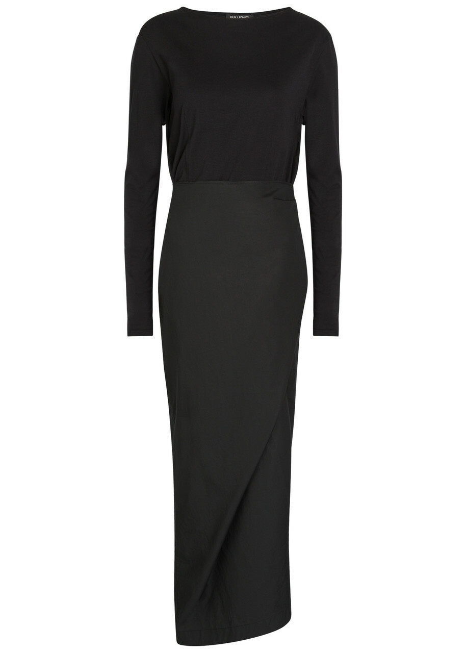 Our Legacy Women's Dusk Dress in Washed Black Our Legacy