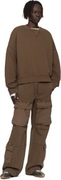Entire Studios Brown Utility Sweatpants