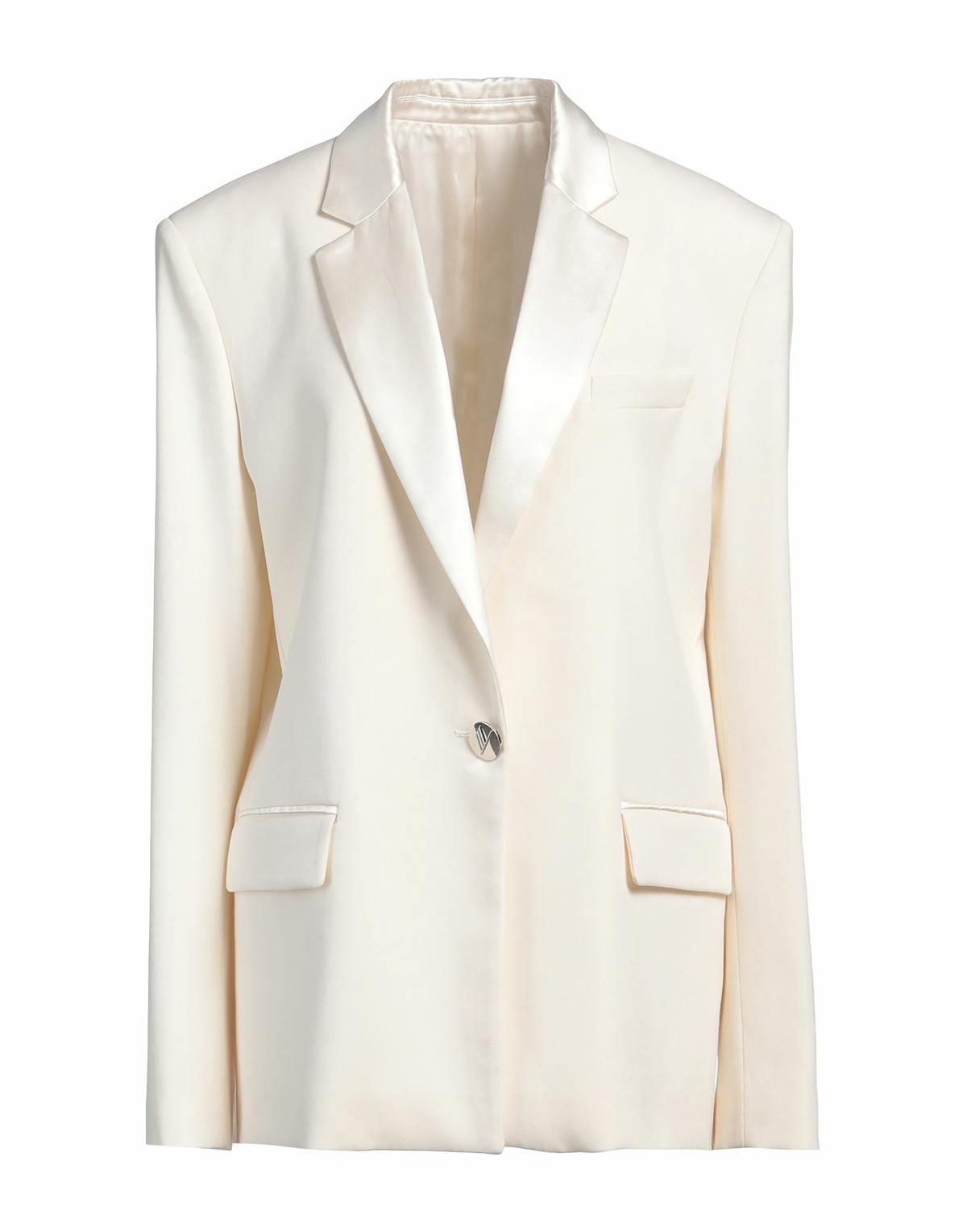 The Attico Womens Blazer Ivory