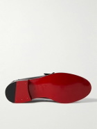 Christian Louboutin - Patent-Leather Penny Loafers - Black