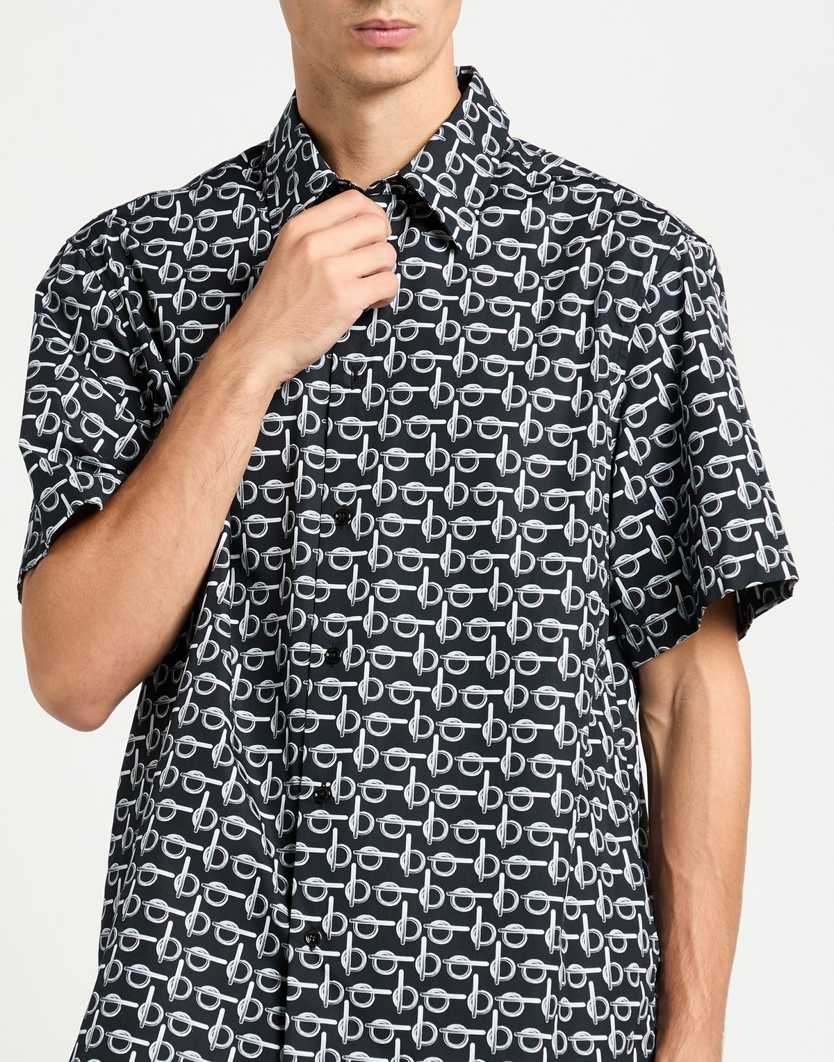 Burberry Mens Shirt in Black