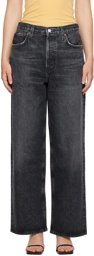 AGOLDE Gray Low Slung Baggy 30.5 Jeans
