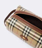 Burberry Burberry Check canvas toiletry bag