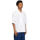 Jil Sander White Organic Cotton Pyjama Short Sleeve Shirt
