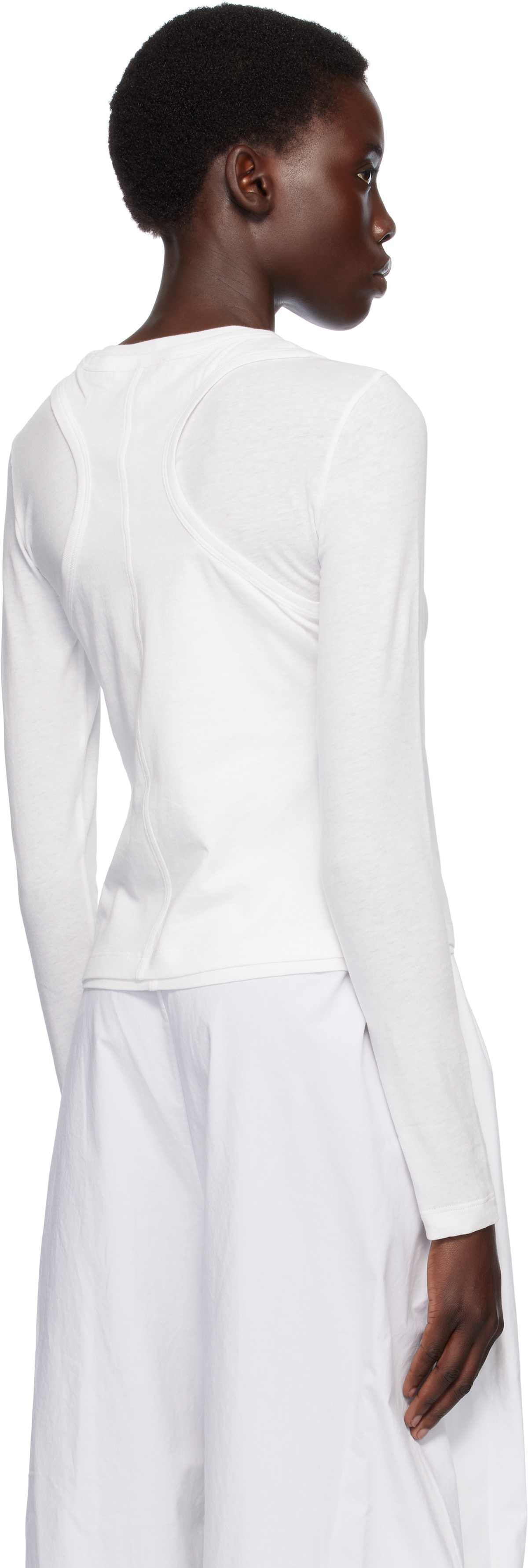 【関税込み】The Row ホワイト Seruni Tシャツ The Row White Seruni T-shirt The Row