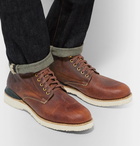 visvim - Virgil Distressed Leather Boots - Men - Brown