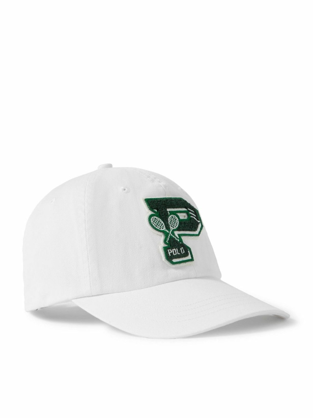 Photo: Polo Ralph Lauren - Wimbledon Logo-Appliqued Cotton-Twill Baseball Cap